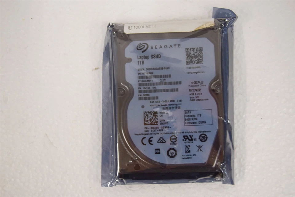 Seagate ST1000LM014 1TB 8GB NAND Flash 2.5" Solid Sata Hybrid Drive SSHD(111824) - Image 1 of 1