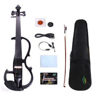 Kit de viola eléctrica de 5 cuerdas de 16 pulgadas madera maciza piezas de ébano F-C-G-D-A - Imagen 1 de 8