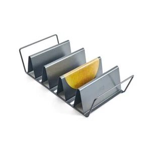 Chicago Metallic Professional 6-Shell Baked Taco Rack, medium, Gray - Picture 1 of 5
