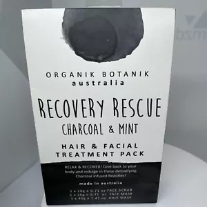 Organik Botanik Australia Recovery Rescue Charcoal & Mint Hair & Facial Treat - Bild 1 von 3