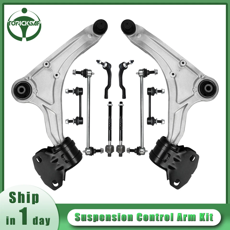 Brazo de control inferior delantero de 10 piezas con rótula para Ford Fusion Lincoln MKZ 2013-2020 Foto 1 de 4