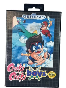 Chiki Chiki Boys Sega Genesis CIB Complete Authentic Box Manual Capcom - Picture 1 of 9