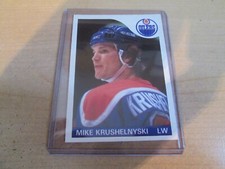 1985-1986 OPC /49 MIKE KRUSHELNYSKI EDMONTON OILERS