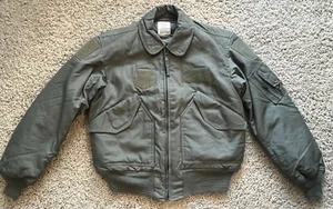 US Military CWU-45/P Mens Winter Flight Jacket Bomber Aramid Nomex Medium 38-40 - Picture 1 of 11