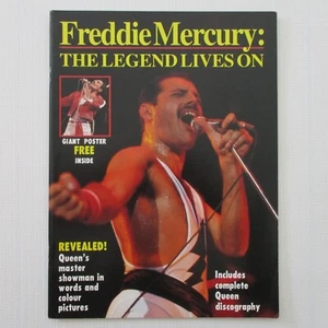 Queen Freddie Mercury 'The Legend Lives On' 1992 Tribute Magazine No Poster Ex+ - Picture 1 of 4