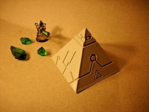 TERRENO NECRONion - Juego de pirámides con cristales! Paisaje de terreno personalizado RPG de 28 mm - Imagen 1 de 3