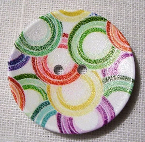 BOUTON BOIS VERNIS DESIGN cercle ** 40 mm 4 cm ** Lot au choix X1 X2 X3 - 40/110 - Foto 1 di 1