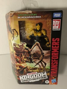 WFC-K5 BLACKARACHNIA Transformers War for Cybertron Kingdom Deluxe 2020 New - Picture 1 of 5