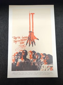 11" X 17" IT THE MOVIE POSTER SIGNED JACK DYLAN GRAZER "EDDIE" WITH QUOTE SWAU - Picture 1 of 5
