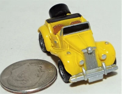 Small Micro Machine MG Convertible in Yellow  (Very Good) - Image 1 of 3