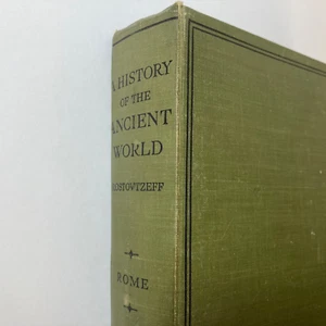 History of the Ancient World, Volume II Rome, M. Rostovtzeff 1928 Oxford HC - Imagen 1 de 24