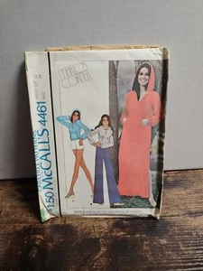 Vintage Patrón Costura McCalls 4401 - Vestido Top Pantalones Cortos 1975 Talla 12 Busto 34" - Imagen 1 de 2
