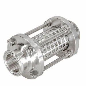 HFS 2" 51 mm Flow Sanitär Sichtglas Tri-Clamp Edelstahl 304 Stahlkäfig - Bild 1 von 3