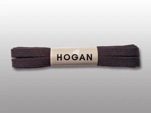 LACCI PIATTI ORIGINALI STRINGHE SCARPE HOGAN OLYMPIA INTERACTIVE TESTA MORO 95CM - Picture 1 of 1