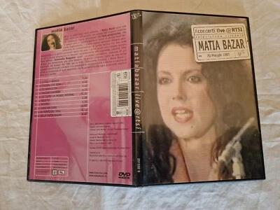 MATIA BAZAR I CONCERTI LIVE RTSI 1981 DVD Antonella Ruggiero No 45 33 - Immagine 1 di 2