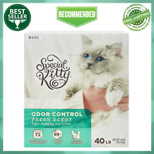 Special Kitty Odor Control Tight Clumping Cat Litter Fresh Scent, 40 lb