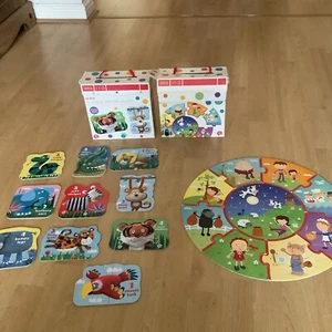 2 Marks & Spencer My First Puzzles Counting Animals & Nursery Rhymes - Picture 1 of 13