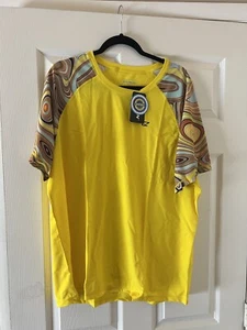 EZRUN 2XL Men's Short Sleeve Swim Shirt Quick Dry UPF 50+ UV Sun Protection T - Picture 1 of 8