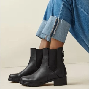 Cole Haan Camea Waterproof Leather Combat Boot, Block Heel Black, Size 11 NWT - Picture 1 of 7