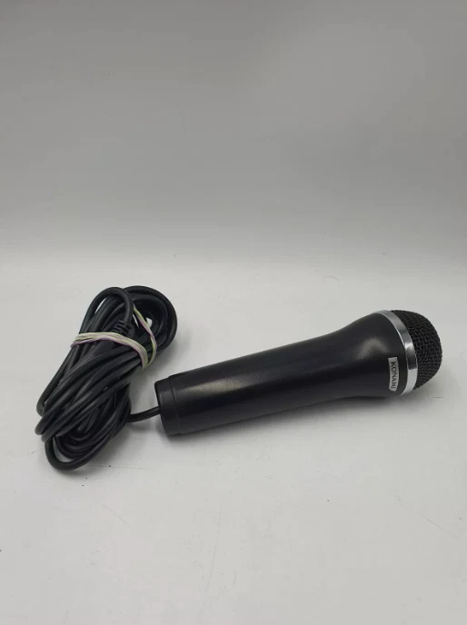 Logitech Konami USB Wired Black Microphone for Wii PS2 PS3 XBox 360 & PC - Image 1 of 1