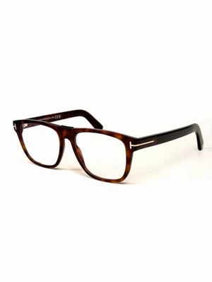 Óculos masculinos Tom Ford FT5902 B 054 plástico vermelho Havana 54 mm - Imagem 1 de 4