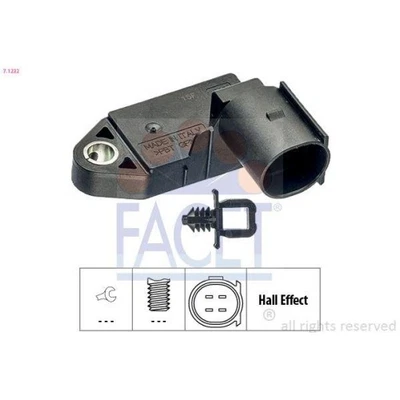 Interruptor Luces Freno Facet 7.1232 Made In Italy - Oe Equivalent para Audi Man - Imagen 1 de 2