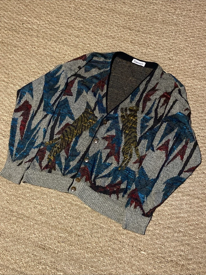 Свитер Damon уникальный вязаный на пуговицах размер M - Изображение 1 из 4