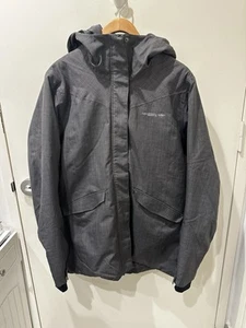MOUNTAIN DESIGNS Grey Ski Jacket 16 Pockets Hooded Snow - Picture 1 of 14