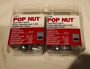 Pop Rivet Nut Set - 3/8"-16 x .027-.150" Grip Steel 20pc x2 Packs 57829 Bulk - Picture 1 of 2