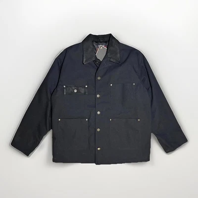 Nuevo con etiquetas Abrigo Wrangler Negro Lona Tareas - Chaqueta de Trabajo Aislante 3M Foto 1 de 4
