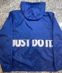 MENS Nike Logo Hooded Jacket Sz Large - BLUE ⭐️ AR2608-438, Ind Force - Picture 1 of 7