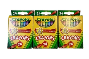 Crayola Buntstifte 24 Stück - 3 Stück Konvolut (72 Buntstifte) ungiftig Kinder Kunst 52-3024 - Bild 1 von 3