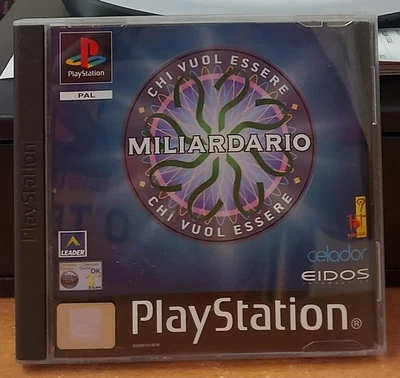 CHI VUOL ESSERE MILIARDARIO PS1 EDIZIONE ITALIANA COMPLETO CONSEGNA 24/48H BRT - Immagine 1 di 3