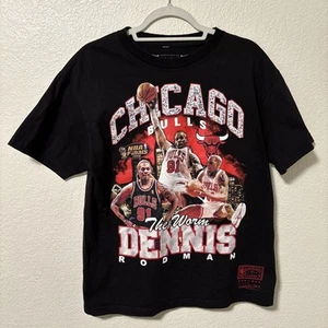 Mitchell & Ness Chicago Bulls Dennis Rodman T Shirt Size Medium - Picture 1 of 4