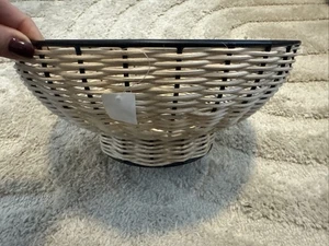 Kiste und Fass Standschale Bambus und Schwarz Neu - 12 Zoll - Bild 1 von 5