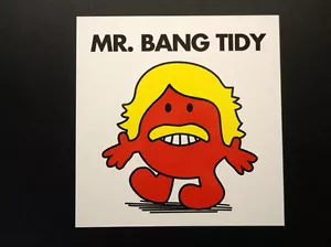 Calcomanía de automóvil grande (120x124 mm) Mr. Bang Tidy, Keith limón - Imagen 1 de 1