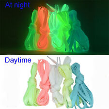 1pair Sports Luminous Shoe Laces Glow In The Dark Color Fluorescent Shoelaces s