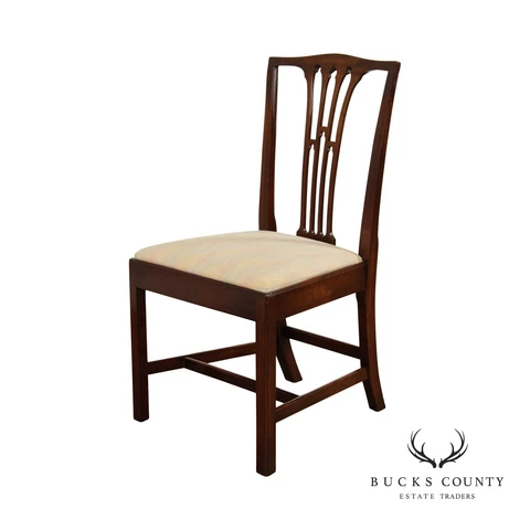 Biggs Furniture Chippendale Style Solid Mahogany Side Chair Cover