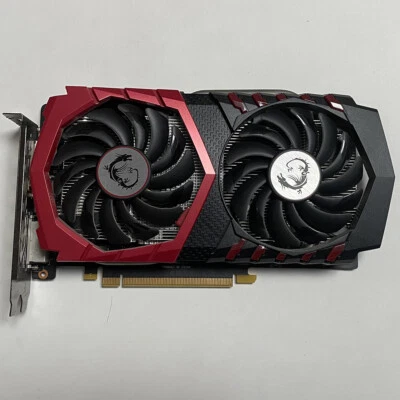 For MSI GTX1050TI GAMING X 4G, GTX1050Ti 4G GDDR5 128Bit Video Graphic card - Image 1 of 4