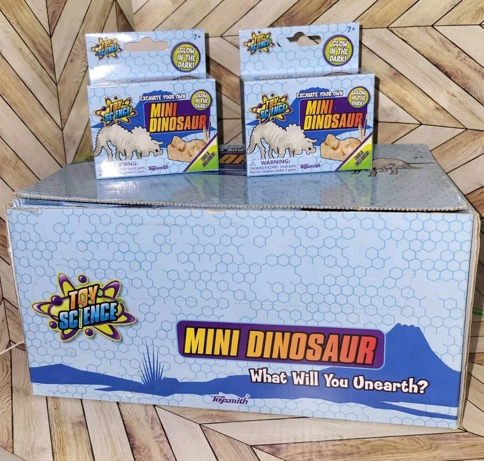 Mini Dinosaur Excavation Kit Glow in Dark Paleontology