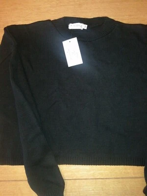 In The Style Knitted Jumper Black Size 14 - Image 1 of 2