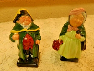 Vintage Sairey Gamp & Bumble 4" Royal Doulton Dickens Series England Bone China - Picture 1 of 9
