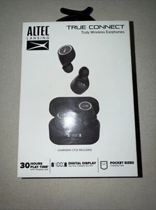 NEW Altec Lansing True Connect Truly Wireless Earbuds Earphones MZX635N-BLK NIB - Picture 1 of 5