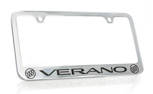 Buick Verano 2012 - 2016 Logo Chrome Plated Metal License Plate Frame Holder - Picture 1 of 2