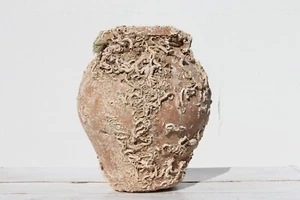 19th Century Antique Terracotta Octopus Trap, Octopus Terracotta Undersea Pot - Picture 1 of 12