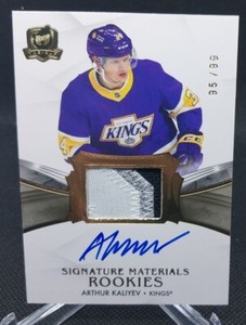 2020-2021 Upper Deck The Cup Arthur Kaliyev Signature Materials Rookies /99