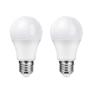 5W Dusk to Dawn Light Bulb A19 LED Light Sensor Bulbs Auto On/Off 2-Pack - Picture 1 of 11
