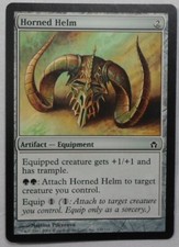 MAGIC THE GATHERING MTG 2004 FIFTH DAWN HORNED HELM ARTIFACT CARD