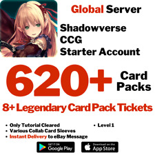 [GLOBAL] [INSTANT] 620+ Card Pack Tickets | Shadowverse CCG Starter Account