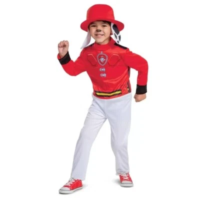 Paw Patrol The Movie Kids Marshall Firefighter Halloween Costume Size 4-6 #3808 - Image 1 of 4